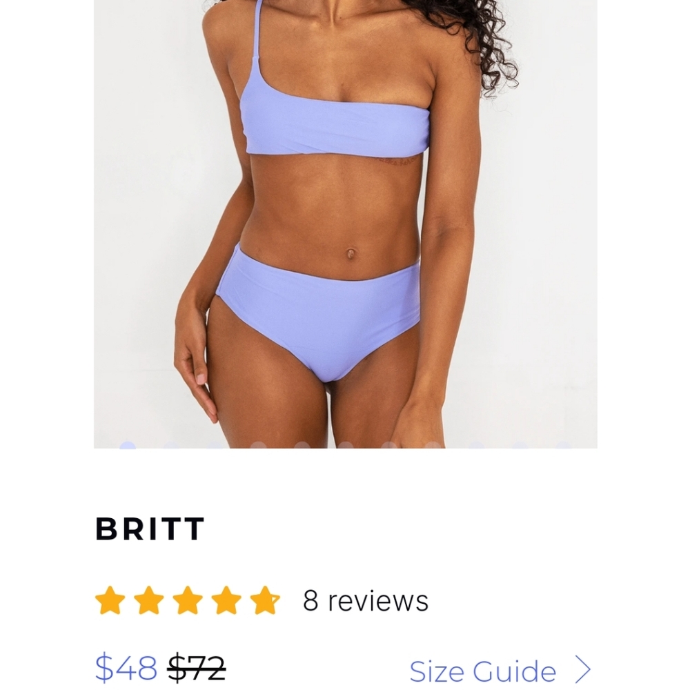 Aurelle lavender bikini